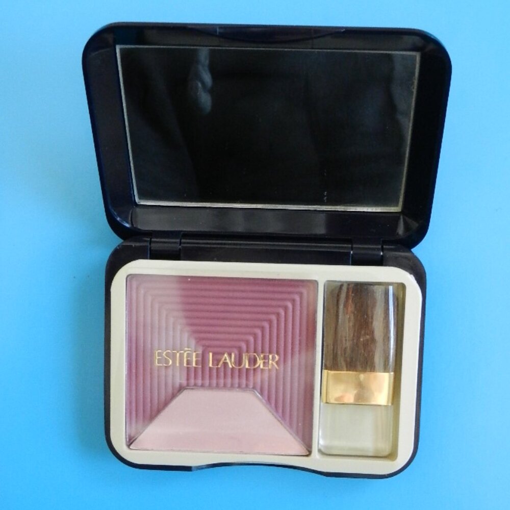 Vtg. ESTEE LAUDER Tender Blusher Duet Raspberry Wine/Pink Illusion Rare NEW USA